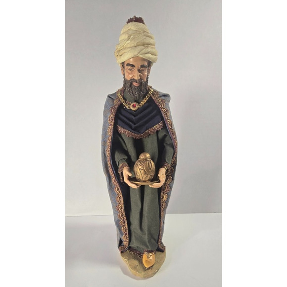 Kirkland Hand-painted Nativity Set (Wise Man Only) 404603 Replacement Part - Picture 1 of 4